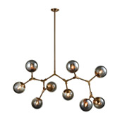 Contemporary Synapse Linear Chandelier - ELK Home D3564
