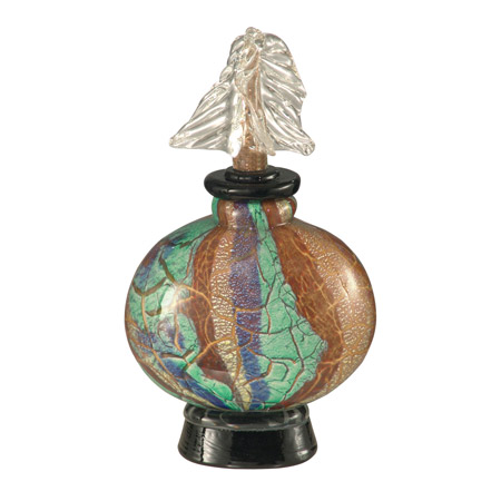 Dale Tiffany AV12083 Crackle Glass Decorative Perfume Bottle