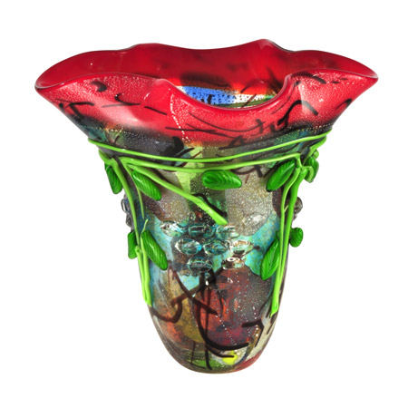 Dale Tiffany AV13080 Henton Art Glass Vase