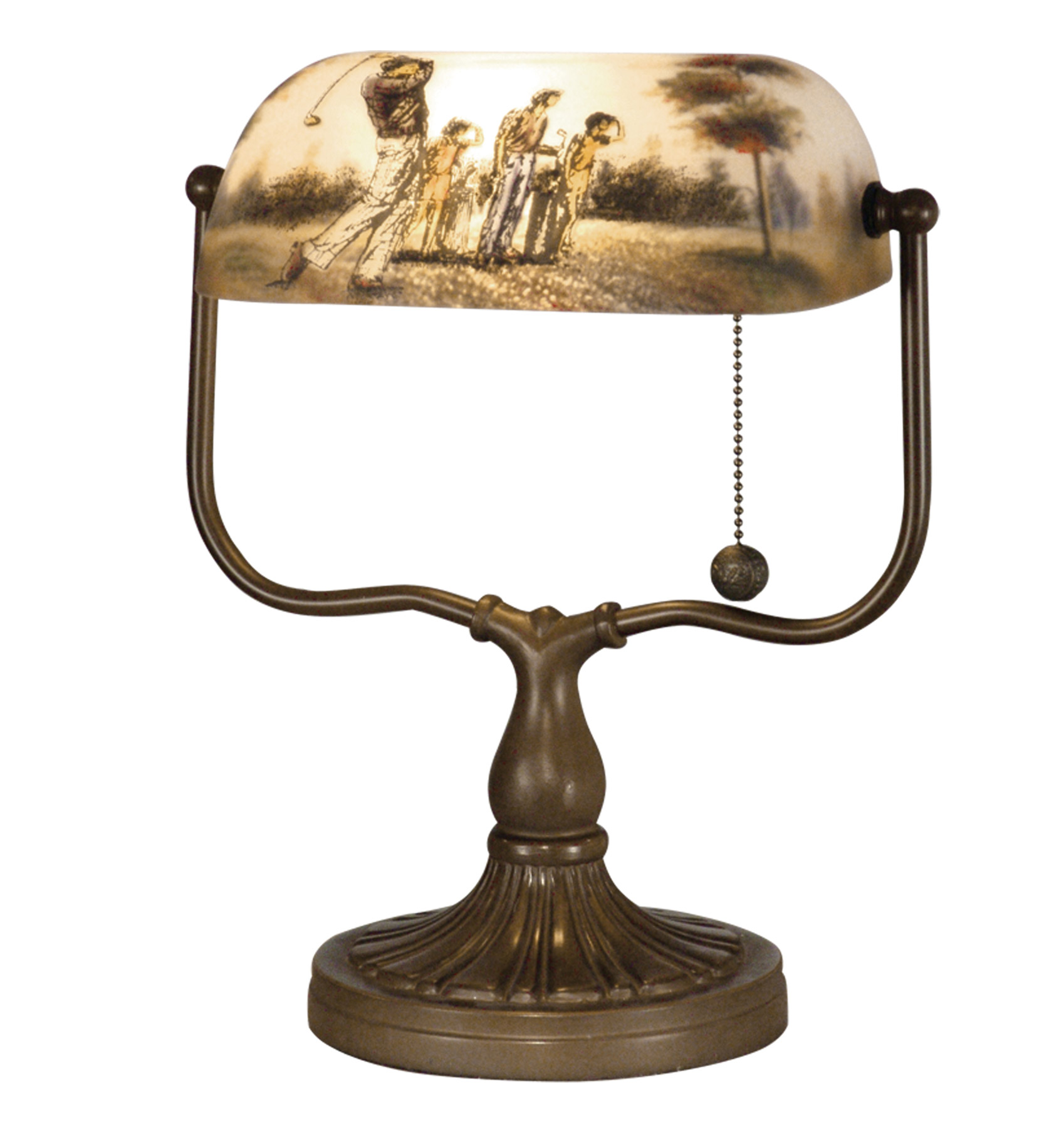 Dale Tiffany 10164 417 Handel Style Golf Desk Lamp