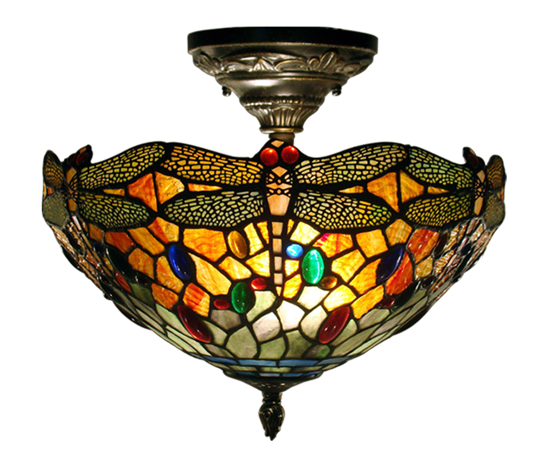 tiffany glass kitchen light