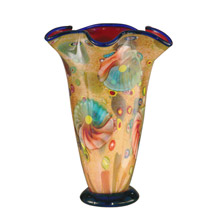 Dale Tiffany AV12101 Coast Sand Art Glass Vase