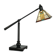 Dale Tiffany TT90492 Craftsman Bank Table Lamp