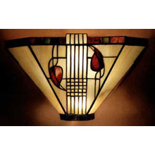 Dale Tiffany 2725/1LTW Henderson Mission Wall Sconce - Open Box