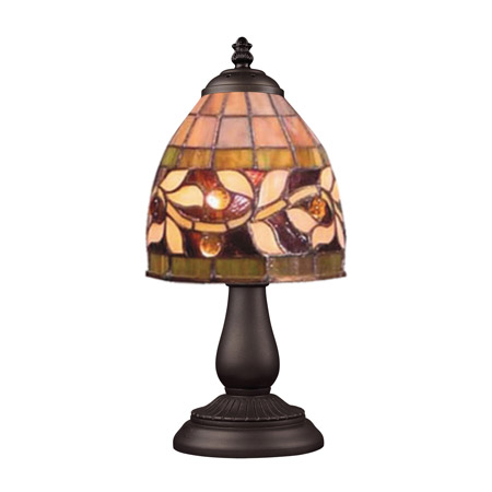 Elk Lighting 080-TB-13 Tiffany Mix-N-Match 1 Light Table Lamp In Tiffany Bronze