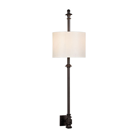 Elk Lighting 26006/2 Torch Sconces 2 Light Wall Sconce In Oil Rubbed Bronze