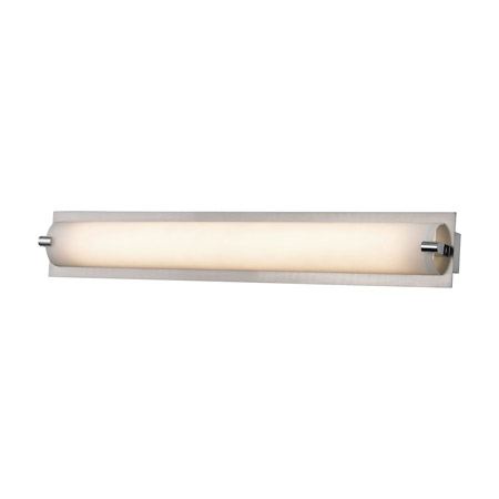 Elk Lighting WS4500-5-16M 1-Light Vanity Sconce in Satin Nickel with Frosted Glass - Small
