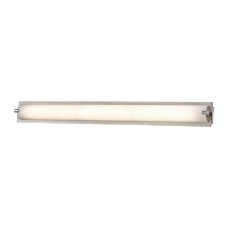 Elk Lighting WS4525-5-16M 1-Light Vanity Sconce in Satin Nickel with Frosted Glass - Medium