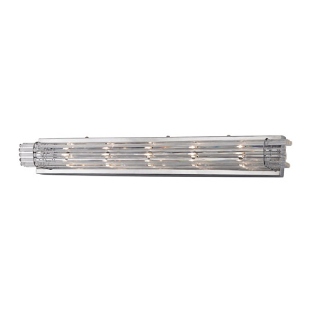 Elk Lighting WS705-0-15 5-Light Vanity Sconce in Chrome with Clear Crystal Rod Diffusers