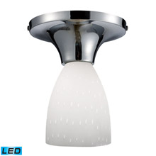 Elk Lighting 10152/1PC-WH-LED Celina 1 Light LED Semi Flush In Polished Chrome And Simple White