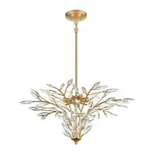 Elk Lighting 18295/7 7-Light Chandelier in Champagne Gold with Clear Crystal
