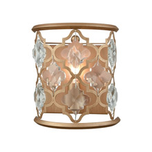 Elk Lighting 32090/1 1-Light Sconce in Matte Gold with Clear Crystals