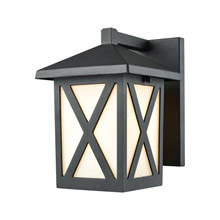 Elk Lighting 45215/1 1-Light Outdoor Wall Lamp in Matte Black