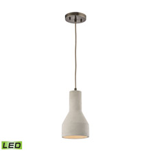 Elk Lighting 45331/1-LED Urban Form 1 Light LED Pendant In Black Nickel