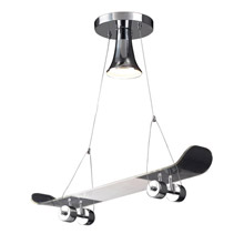 Elk Lighting 5112/1 Skateboard Hanging Pendant