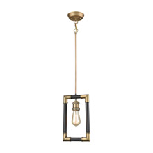 Elk Lighting 69213/1 1-Light Mini Pendant in Classic Brass and Oil Rubbed Bronze