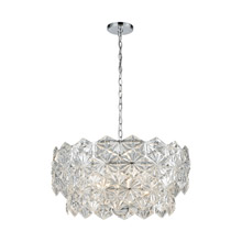 Elk Lighting 81236/5 5-Light Chandelier in Polished Chrome with Clear Crystal