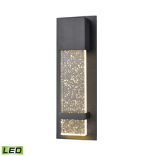 Elk Lighting 87110/LED Sconce in Matte Black with Seeded Crystal - Integrated LED