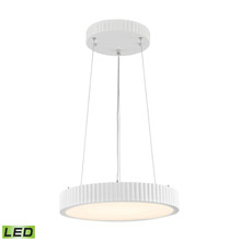Elk Lighting LC602-10-30 120-Light Chandelier in Matte White with Opal White Glass Diffuser