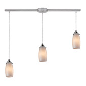 Contemporary Favelita Linear Multi Pendant Ceiling Fixture - Elk Lighting 10223/3L-COC