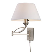 Contemporary Elysburg Swing Arm Floor Lamp - Elk Lighting 17016/1