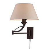 Classic/Traditional Elysburg Swing Arm Floor Lamp - Elk Lighting 17026/1