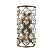 Armand 2-Light Sconce in Weathered Bronze with Champagne-plated Crystals - Elk Lighting 31091/2