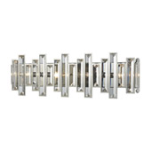 Crystal Heights 4-Light Vanity Sconce in Polished Chrome with Clear Crystal - Elk Lighting 33011/4