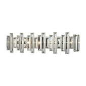 Crystal Heights 5-Light Vanity Sconce in Polished Chrome with Clear Crystal - Elk Lighting 33012/5