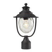 Traditional Searsport Outdoor Post Light - Elk Lighting 45042/1