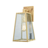 Meditterano 1-Light Outdoor Wall Lamp in Birchwood - Elk Lighting 45099/1