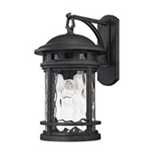 Costa Mesa 1 Light Outdoor Wall Sconce In Weathered Charcoal - Elk Lighting 45112/1