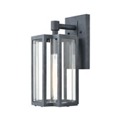 Bianca 1-Light Sconce in Aged Zinc with Clear - Elk Lighting 45164/1