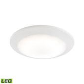 Plandome 1-Light Recessed Light in Clean White with Glass Diffuser - Elk Lighting MLE1201-5-30