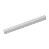 ZeeStick 1-Light Utility Light in White with Frosted White Polycarbonate Diffuser - Integrated LED - Elk Lighting ZS303RSF