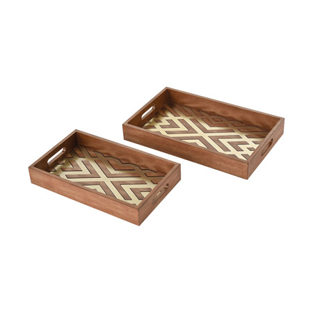 ELK Home 351-10567/S2 Choctaw Trays - Set of 2