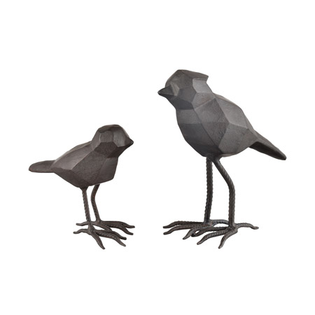 ELK Home 351-10700/S2 Pecking Order Decorative Birds (Set of 2)