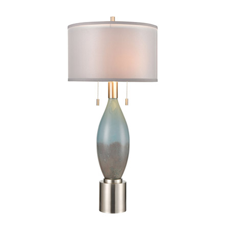 ELK Home D4239 Torrontes 2-Light Table Lamp in Brushed Nickel