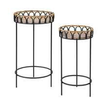 ELK Home 3200-252/S2 Fisher Island Accent Tables (Set of 2)