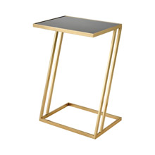 ELK Home 351-10773 Kingsroad Accent Table in Gold and Black - Rectangular