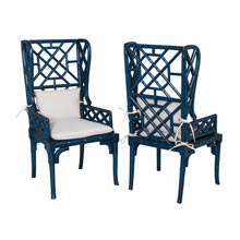 ELK Home 694018P Bamboo Wing Back Chair - Set Of 2