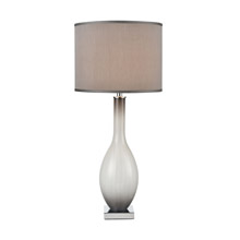 ELK Home D4323 Blanco Table Lamp in Grey Smoked Opal and Chrome