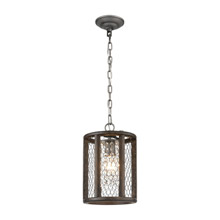 ELK Home D4327 Renaissance Invention 1-Light Mini Pendant in Aged Wood and Wire - Long