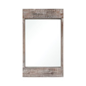 Dunluce Mirror in Natural Fir Wood with White Antique - ELK Home 3116-047