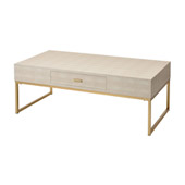 Les Revoires Coffee Table in Cream - ELK Home 3169-129