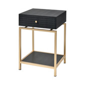 Clancy Accent Table in Black - ELK Home 3169-150