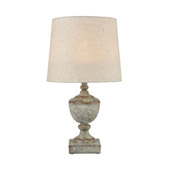 Regus Outdoor Table Lamp in Grey and Antique White - ELK Home D4389