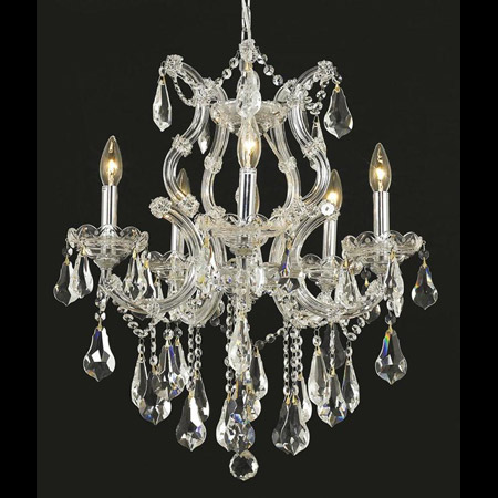 Elegant Lighting 2801D20C/RC Crystal Maria Theresa Chandelier - (Clear)