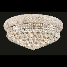 Elegant Lighting 1800F20C/EC Crystal Primo Flush Mount Ceiling Light Fixture - (Clear)