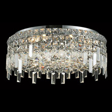 Elegant Lighting 2031F20C/EC Crystal Maxime Flush Mount Ceiling Light Fixture - (Clear)